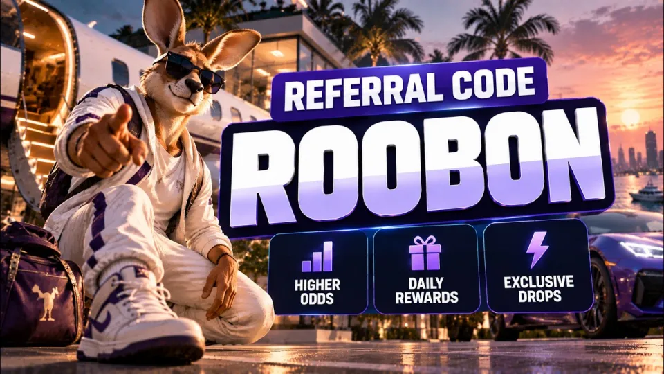 Roobet Referral Code ROOBON guarantees the best bonuses and rewards